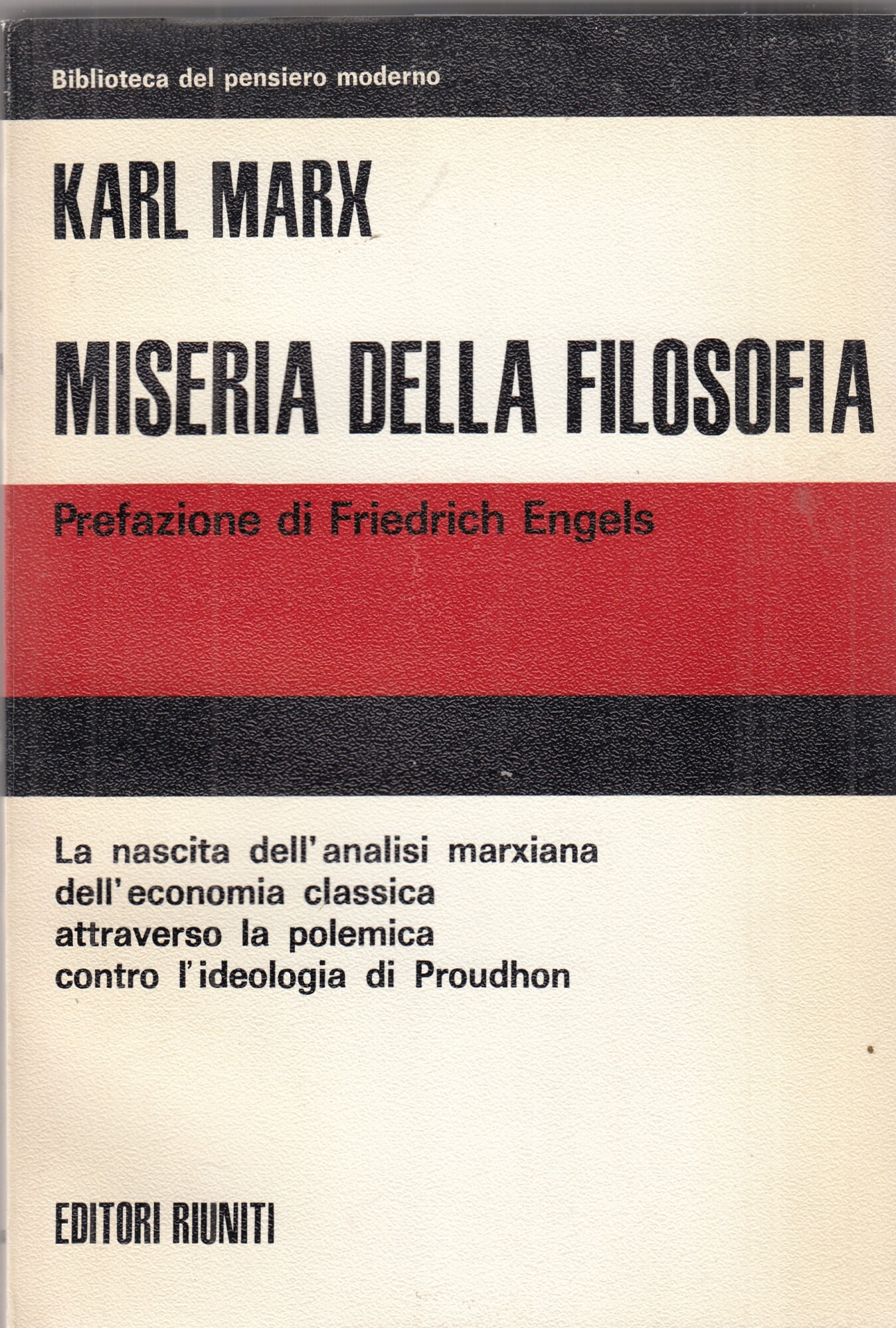 MISERIA DELLA FILOSOFIA