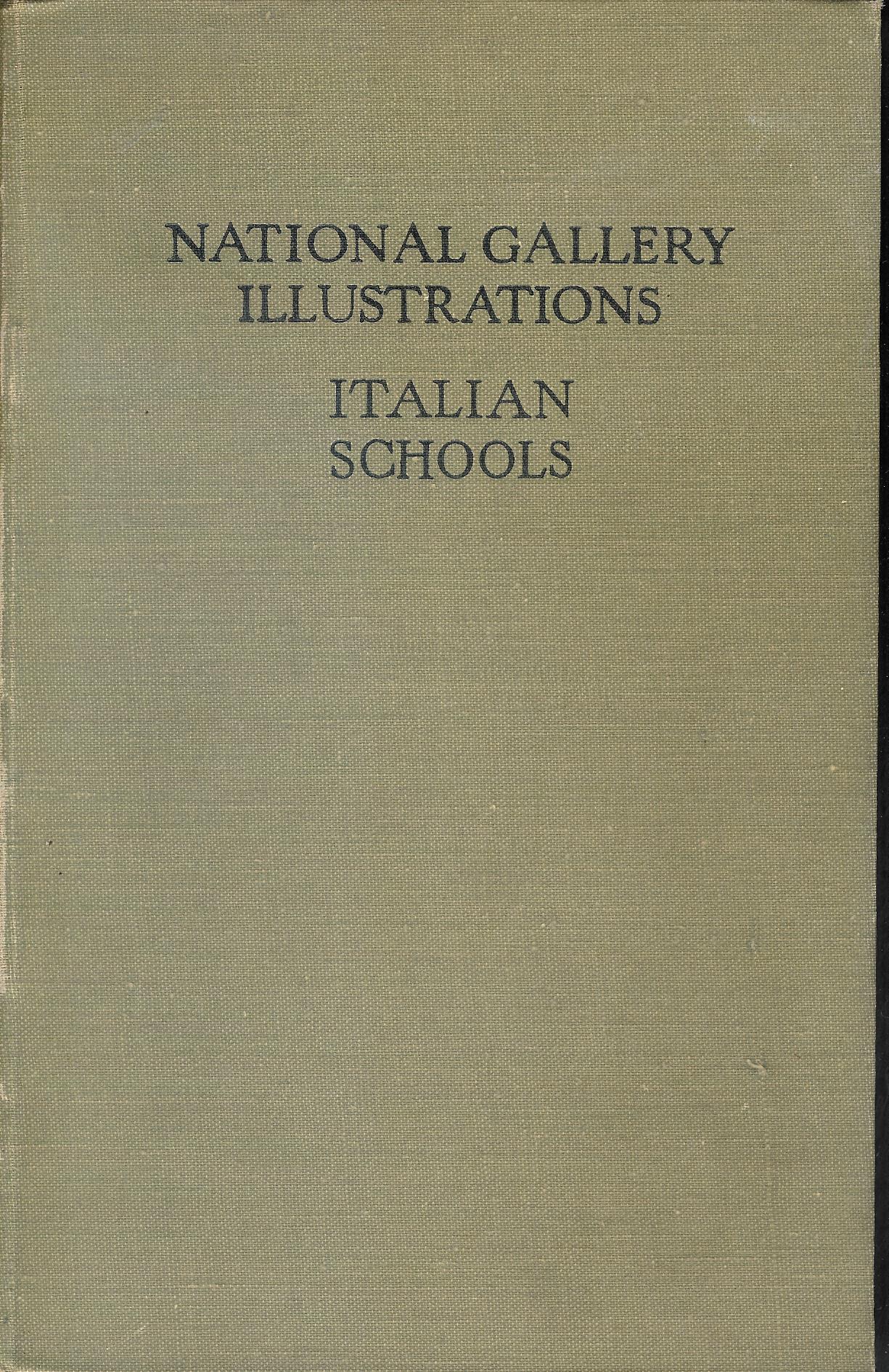 National illustrations Italian Schools ( with over seven hundred reproductios)