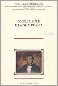 Nicola Sole e la sua poesia. Atti del Convegno nazionale …