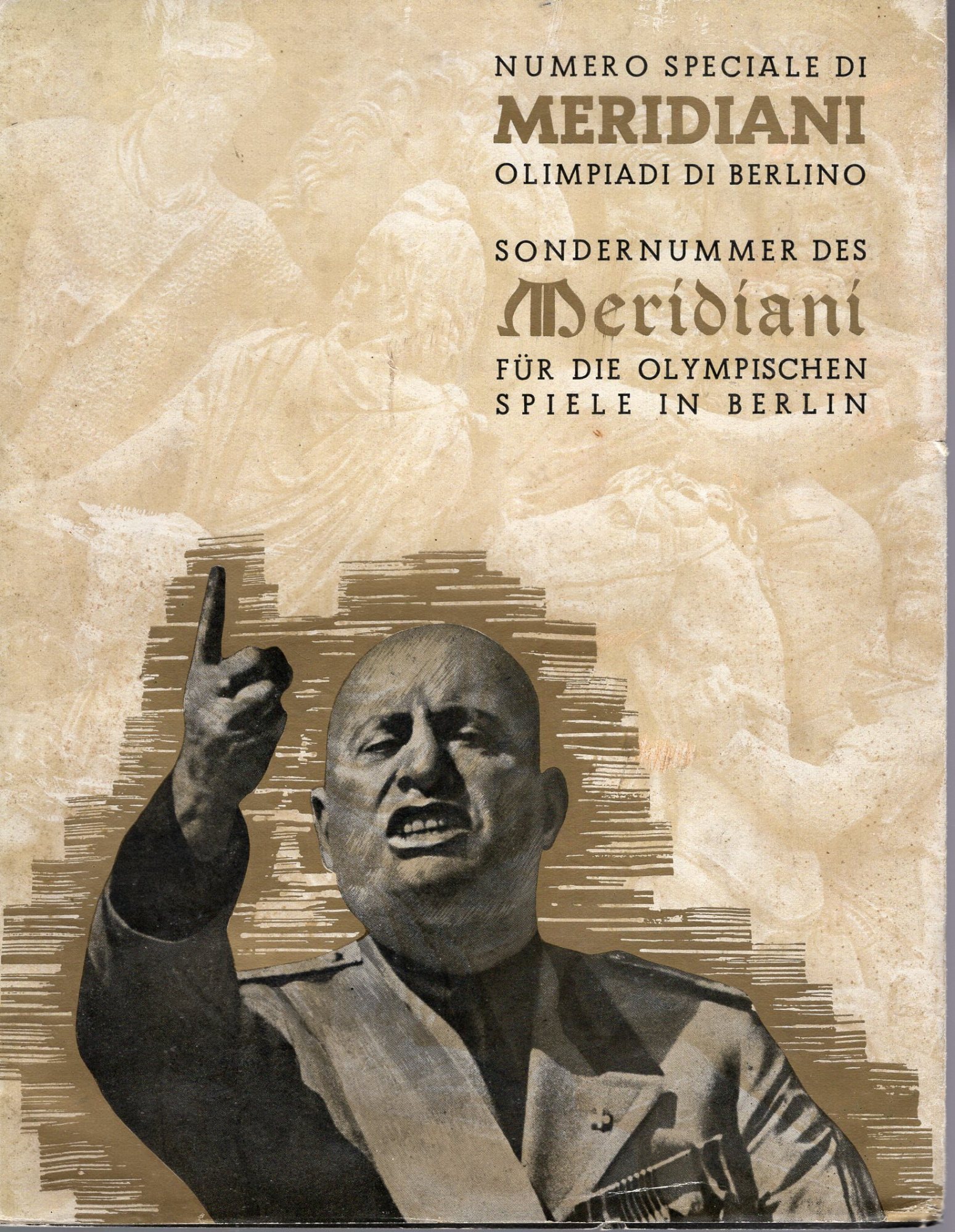 Numero speciale di MERIDIANI - Olimpiadi di Berlino -- Sondernummer …