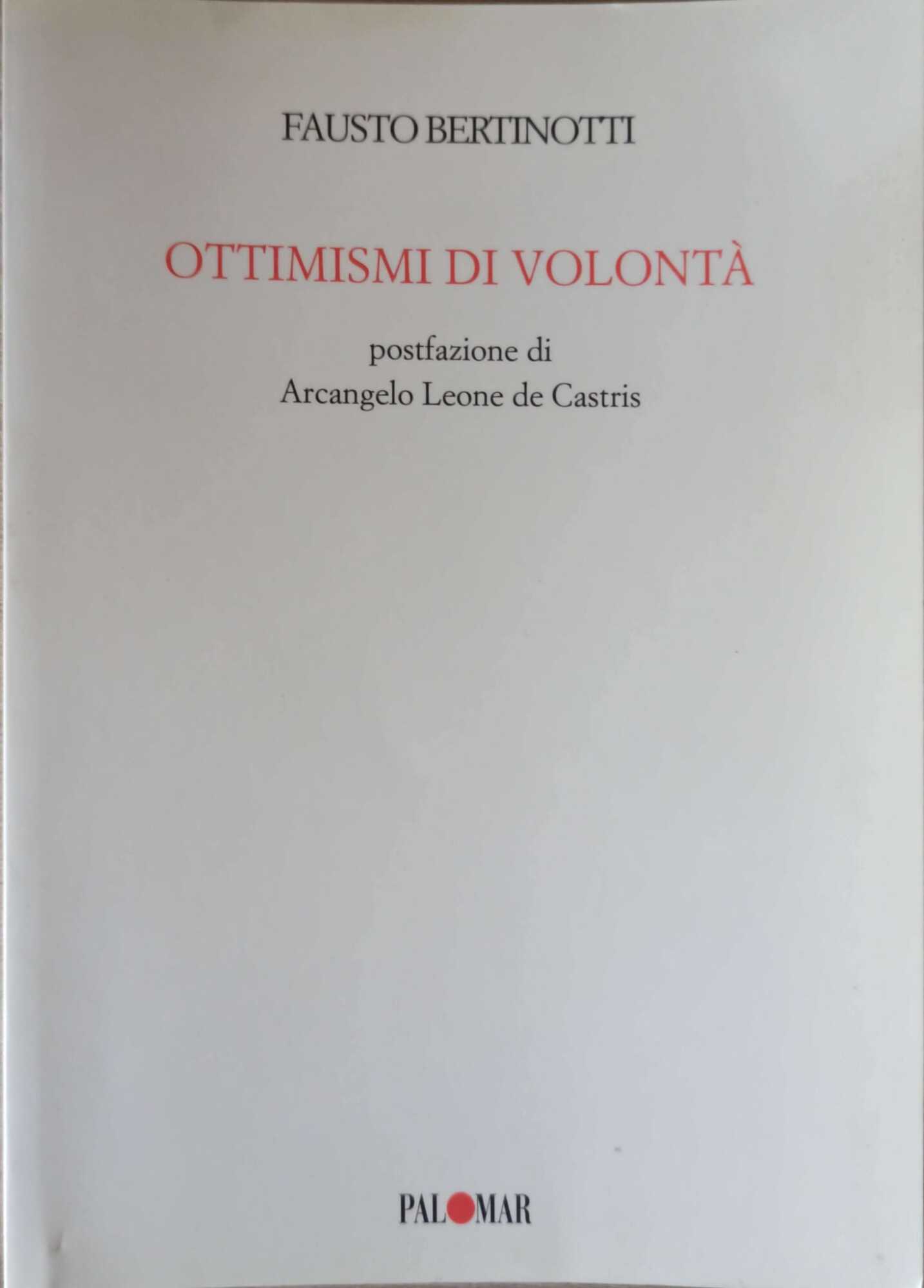 Ottimismi di volontà