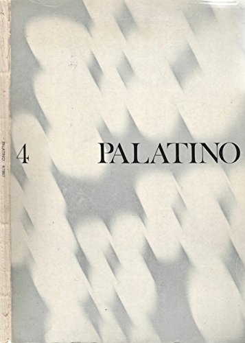 Palatino N. 4. Rivista romana di cultura.