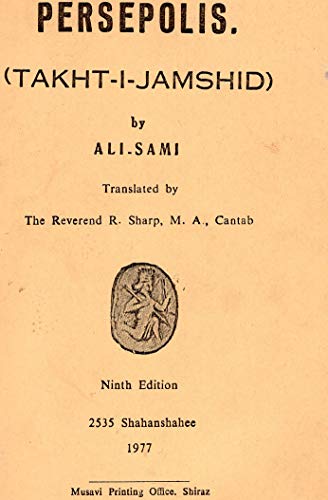 Persepolis ( TAKHT-I-JAMSHID) Ninth edition