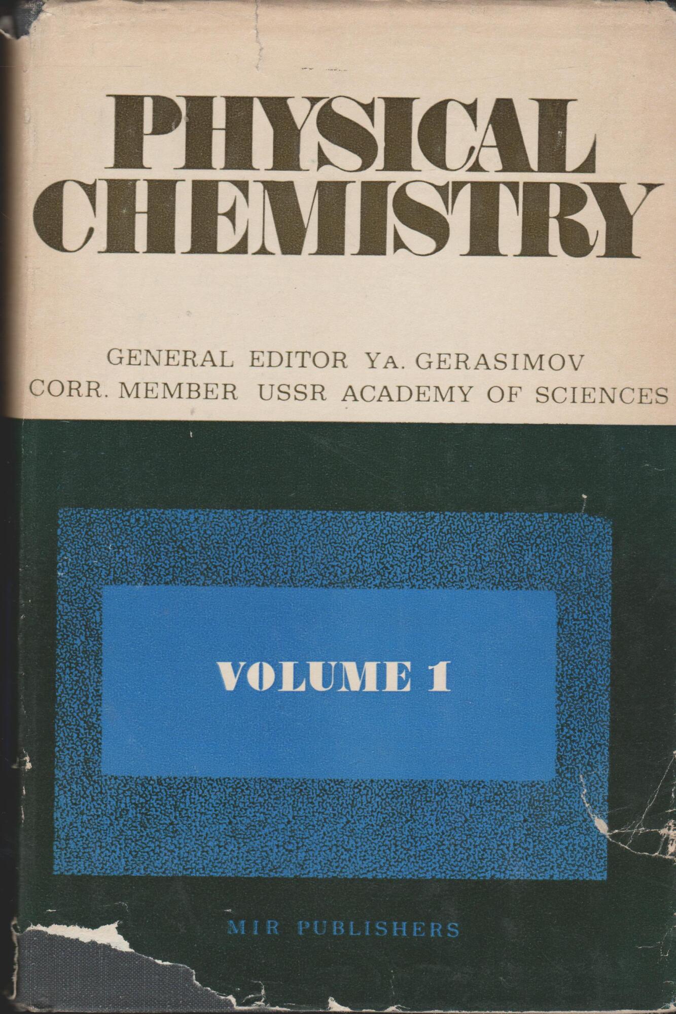 PHYSICAL CHEMISTRY VOL I-II