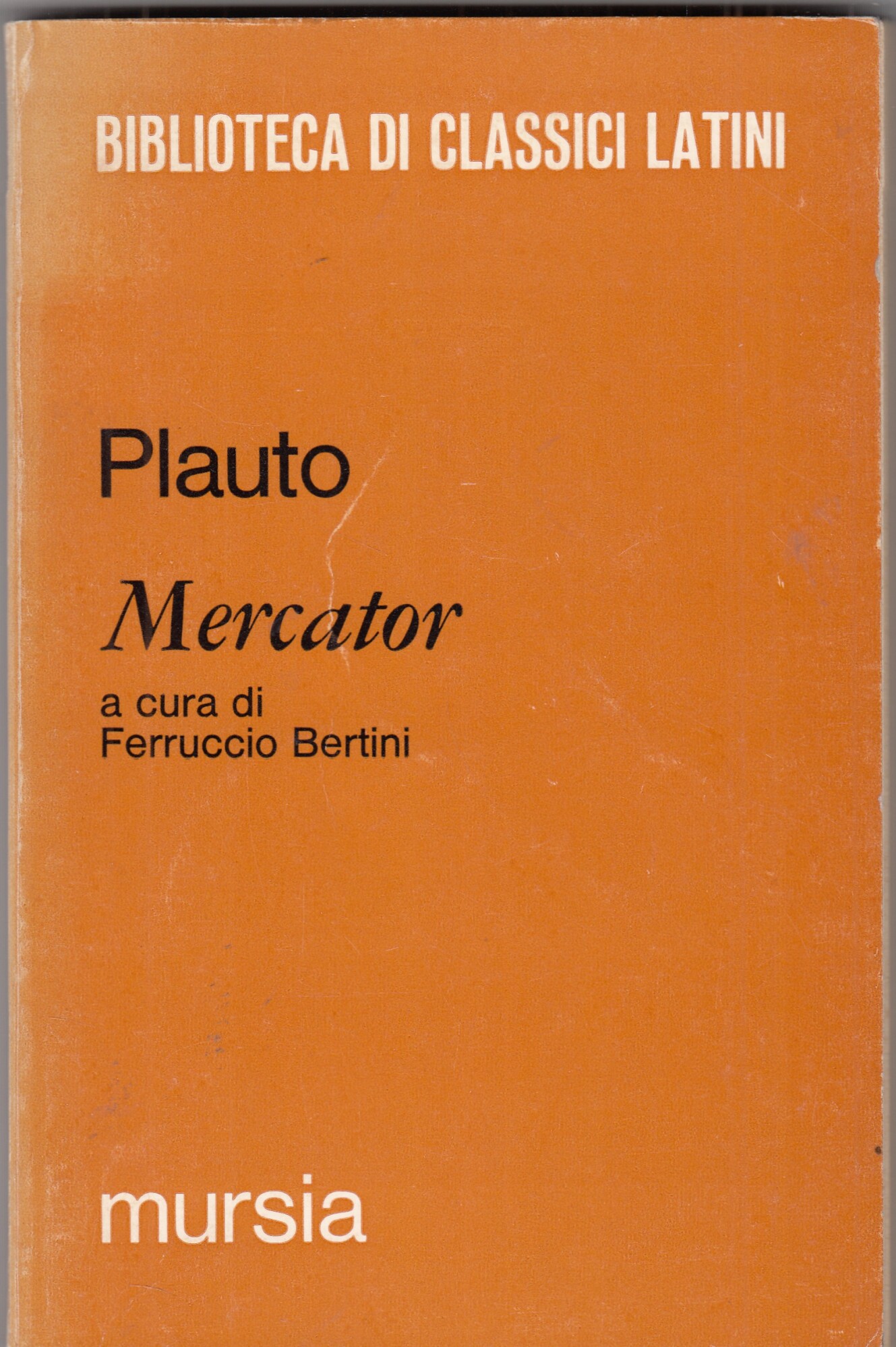 Plauto. Mercator.
