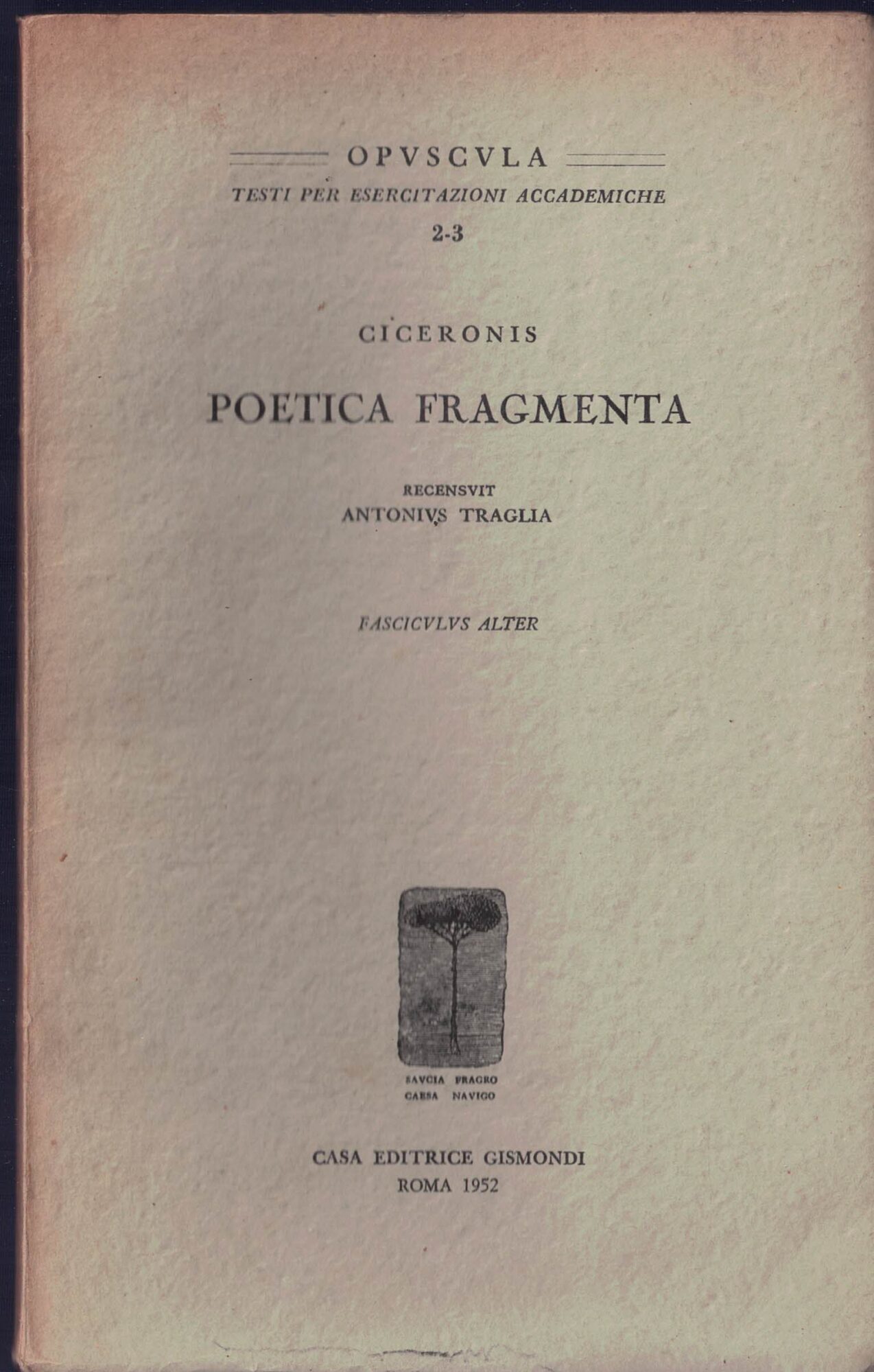 POETICA FRAGMENTA