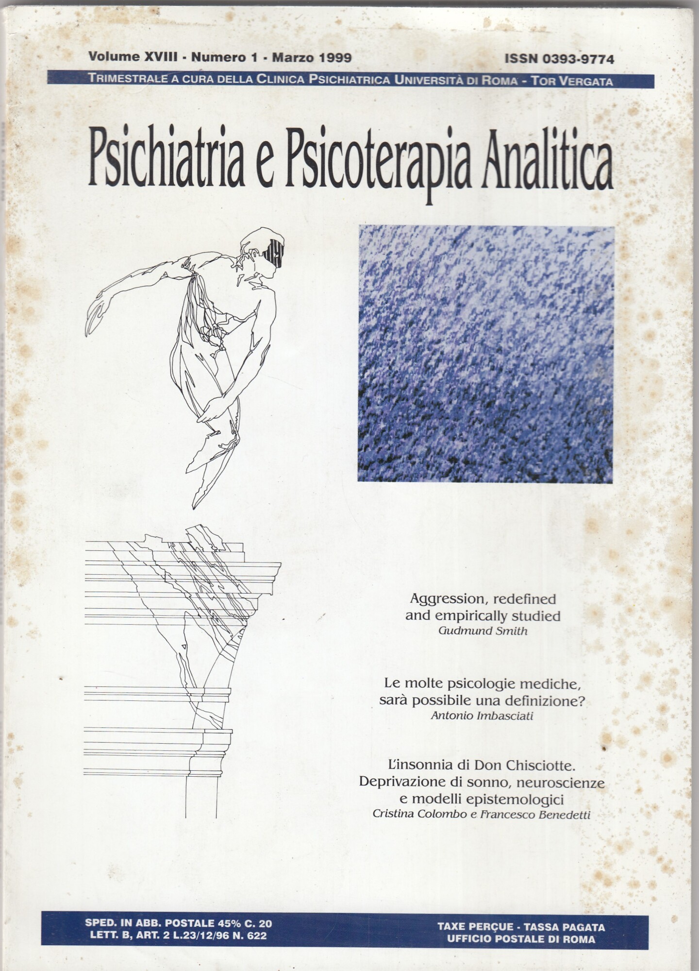 Psichiatria e psicoterapia analitica. Volume XVIII num 1 marzo