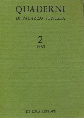 Quaderni di Palazzo Venezia - 2/1983