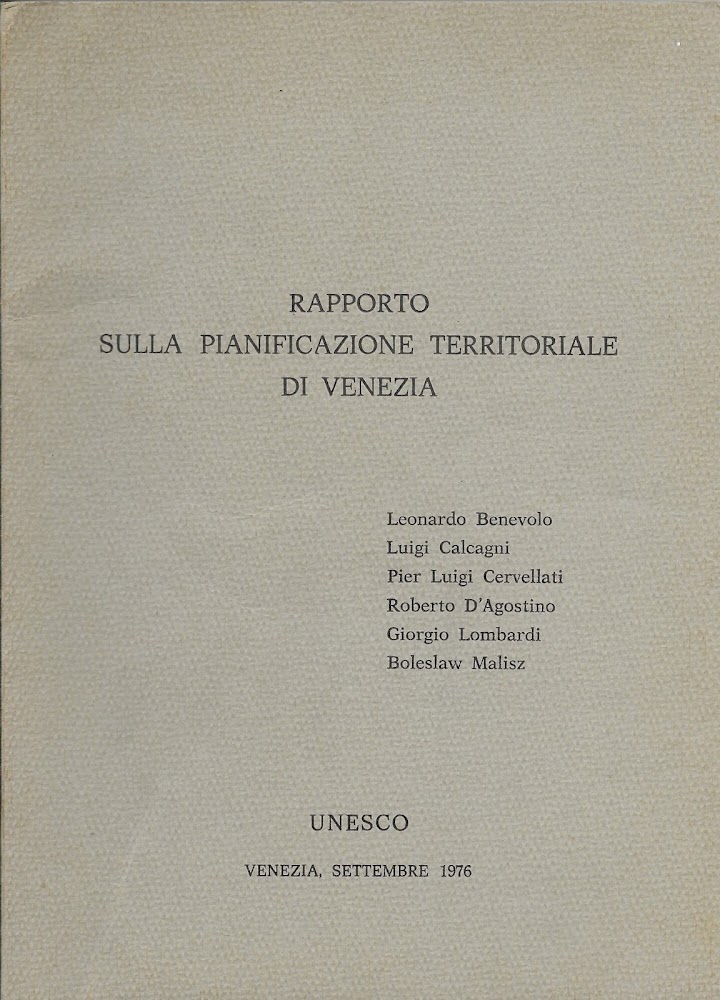 RAPPORTO SULLA PIANIFICAZIONE TERRITORIALE DI VENEZIA