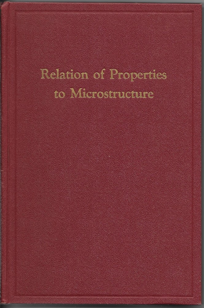 Relation of properties to microstructure - Lingua inglese -