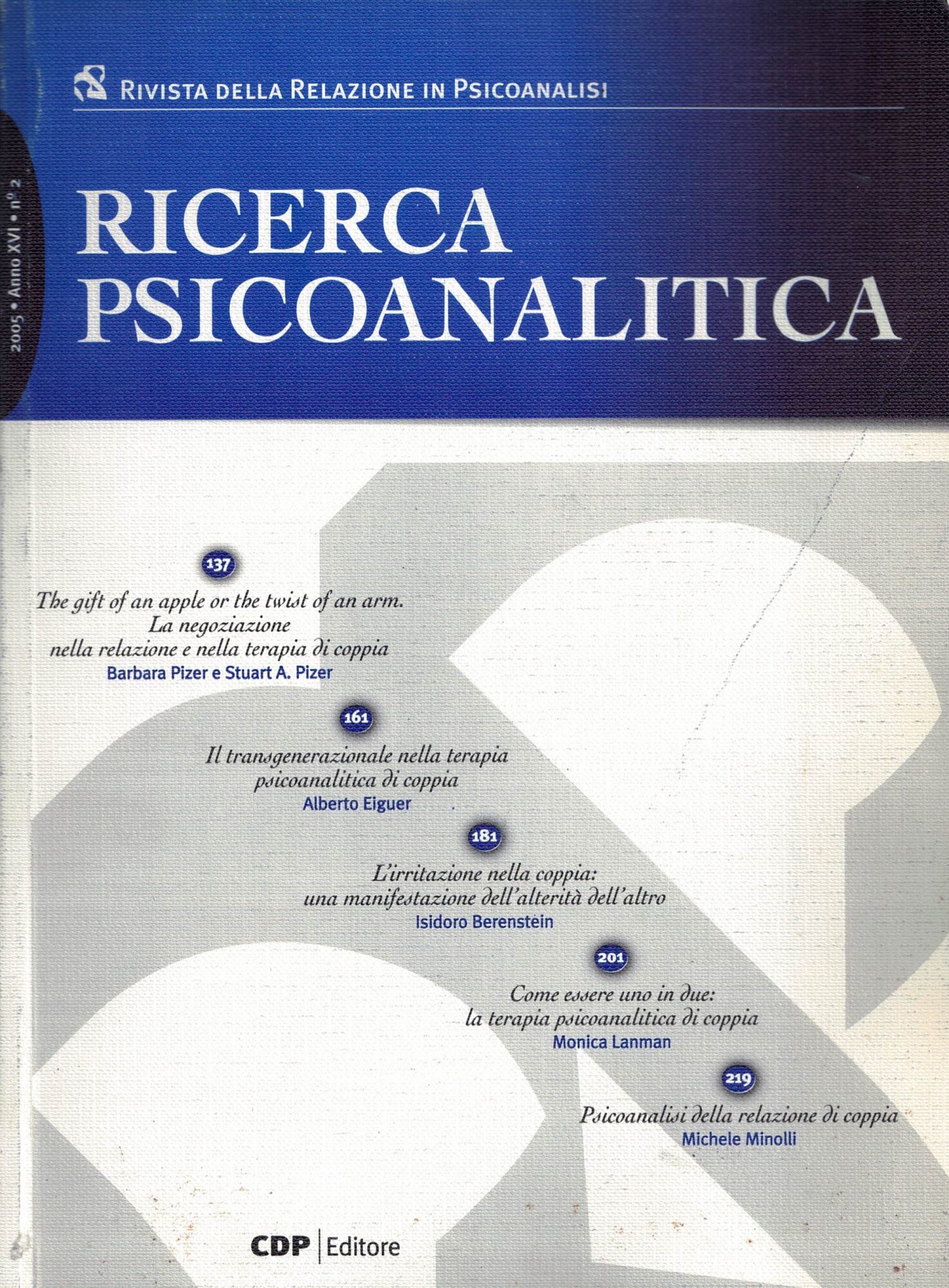 Ricerca psicoanalitica