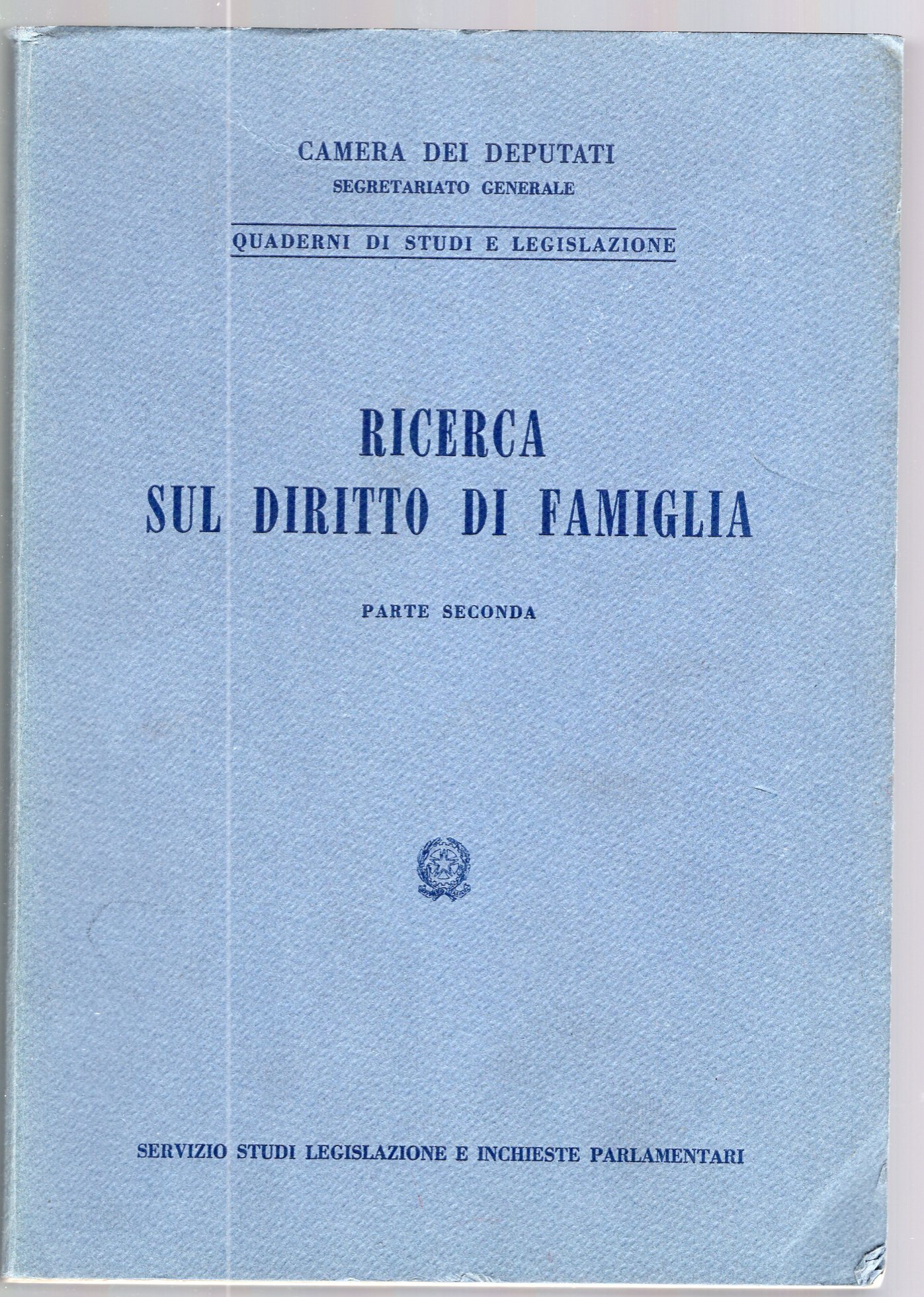 Ricerca sul diritto di famiglia -Parte secvondea
