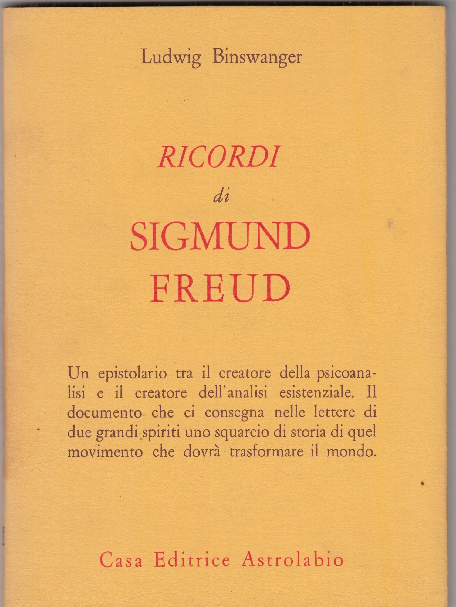 Ricordi di Sigmund Freud
