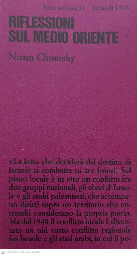 Riflessioni sul Medio Oriente