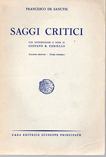Saggi critici.