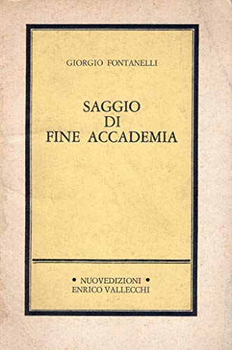 Saggio di fine Accademia