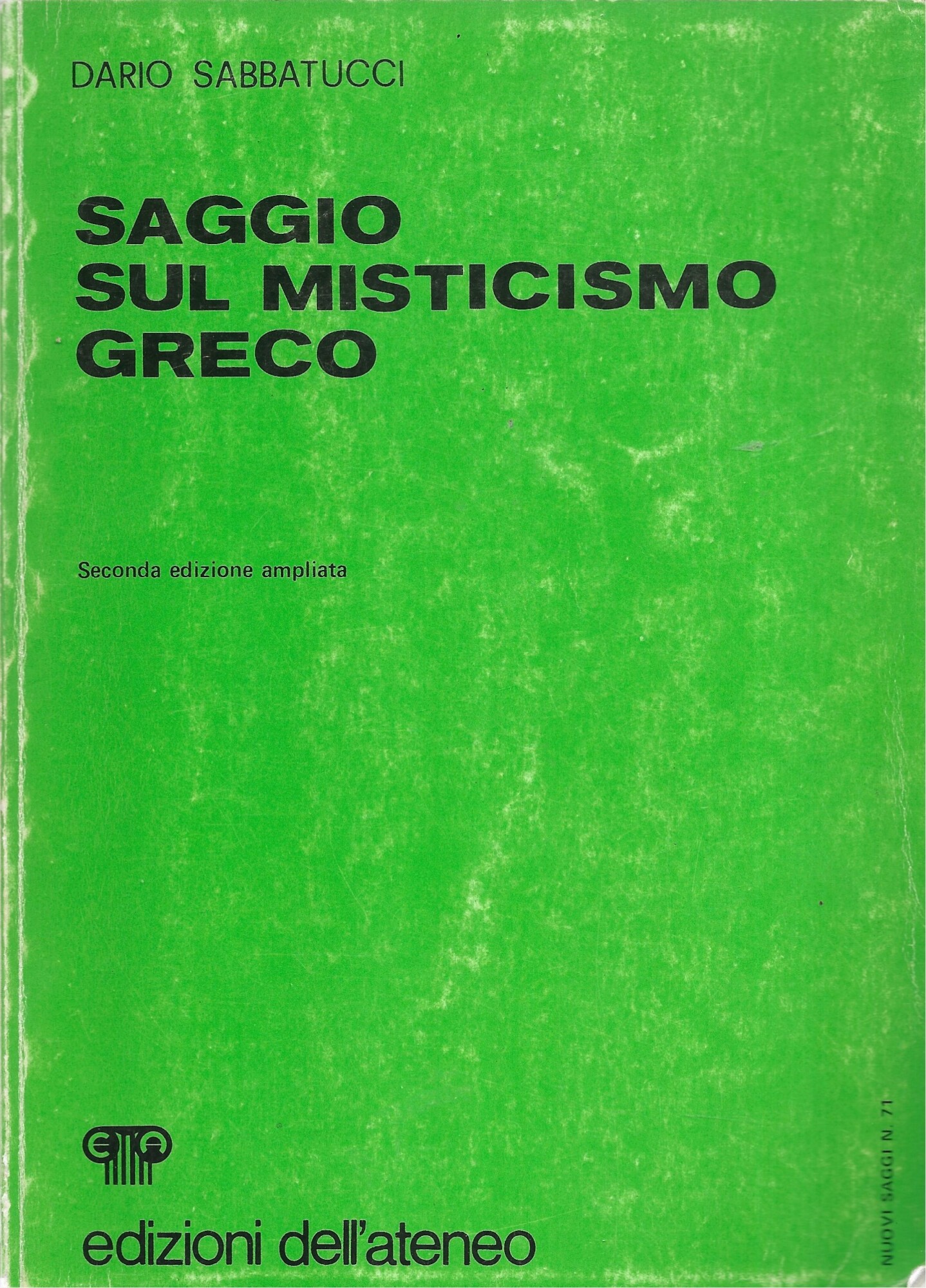 Saggio sul misticismo greco