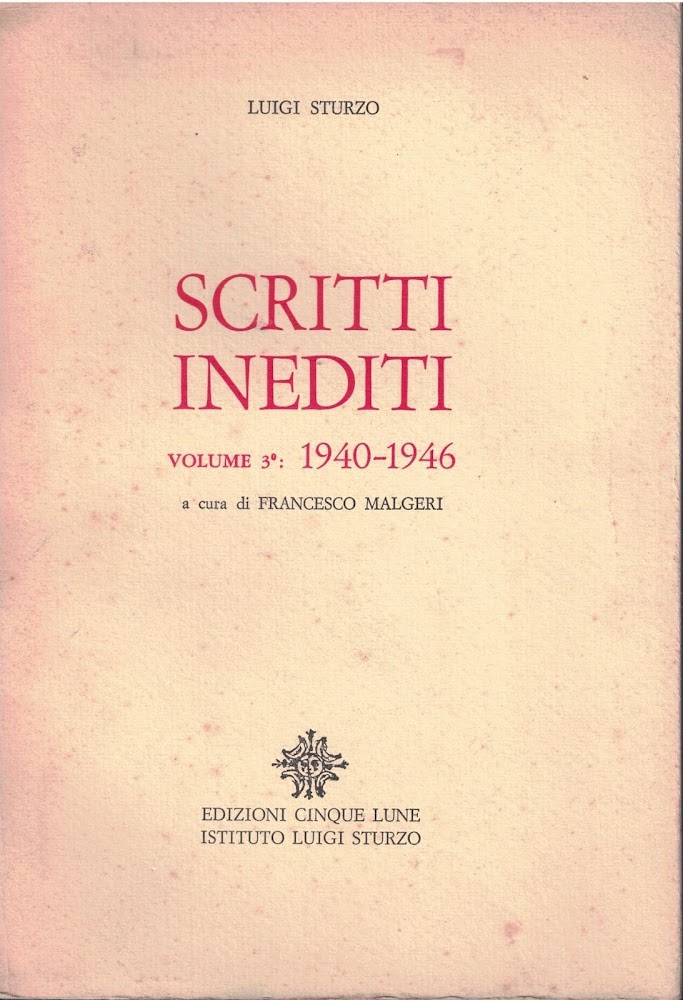 Scritti inediti. Volume 3