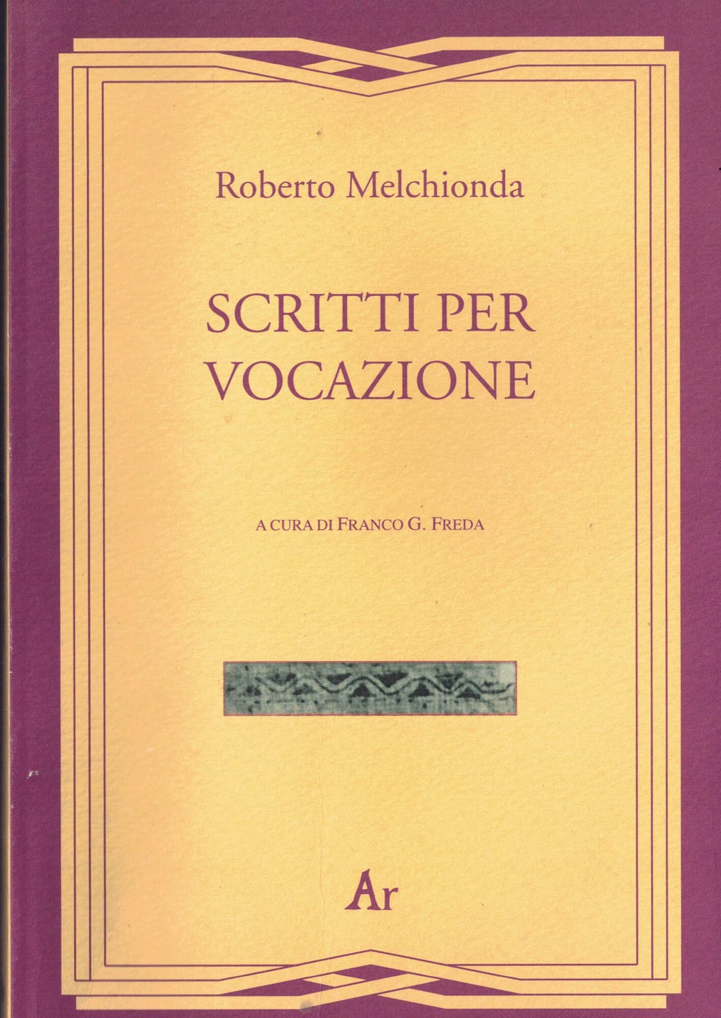 Scritti per vocazione