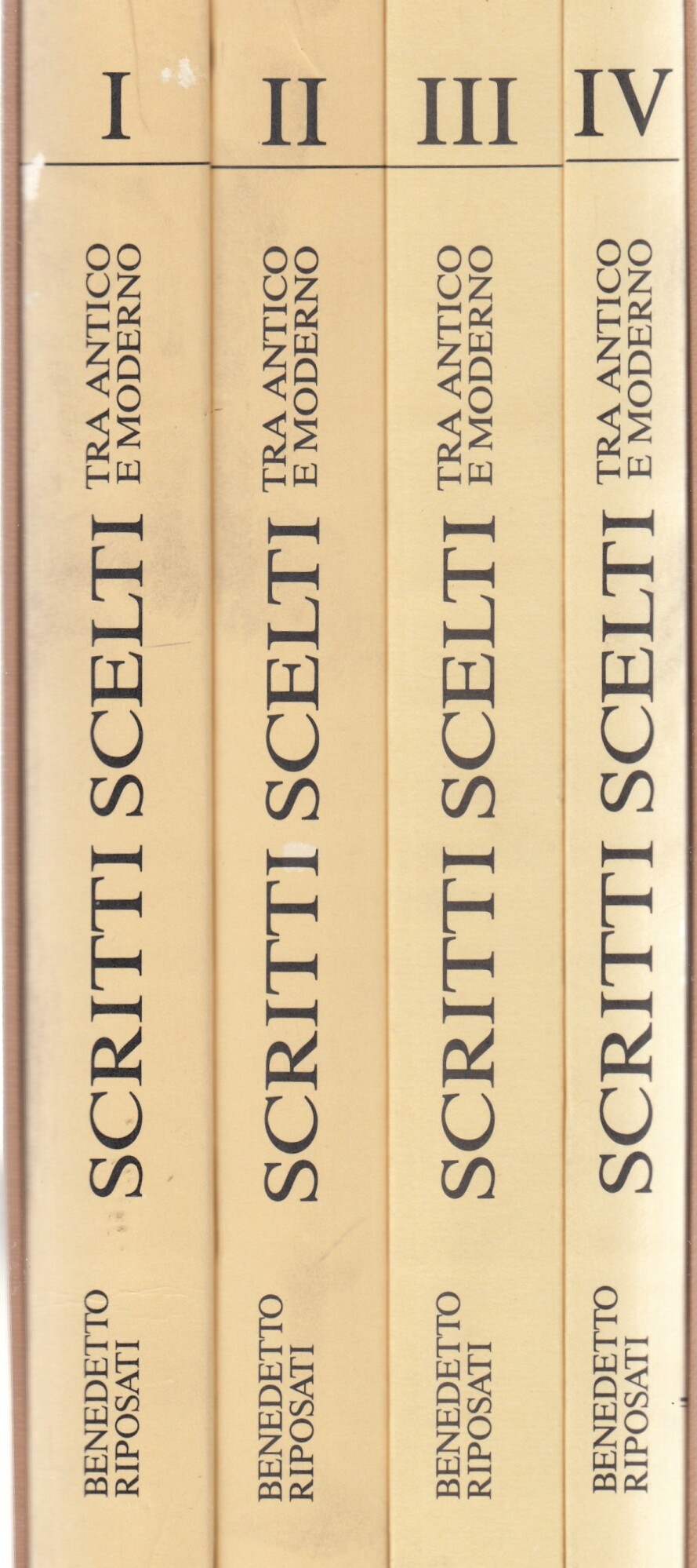Scritti scelti tra antico e moderno. 4 volumi in cofanetto