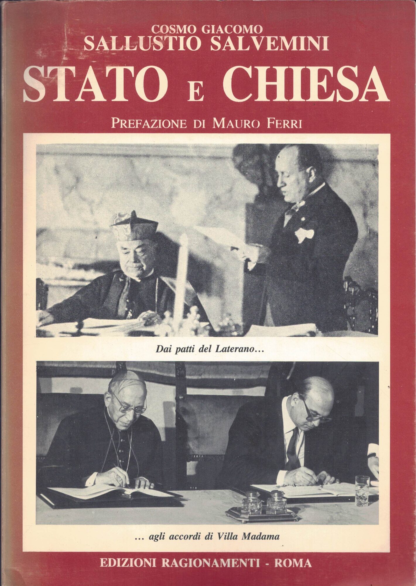 Stato e Chiesa dai patti del Laterano agli accordi di …