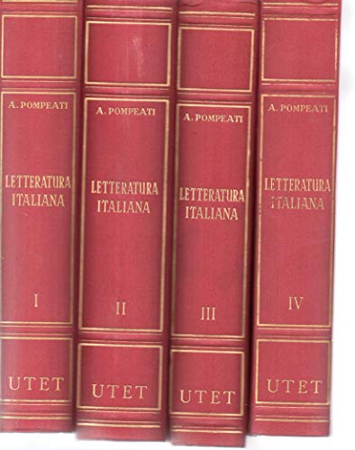 Storia della Letteratura Italiana Vol 1,2,3,4 Utet ( opera completa …