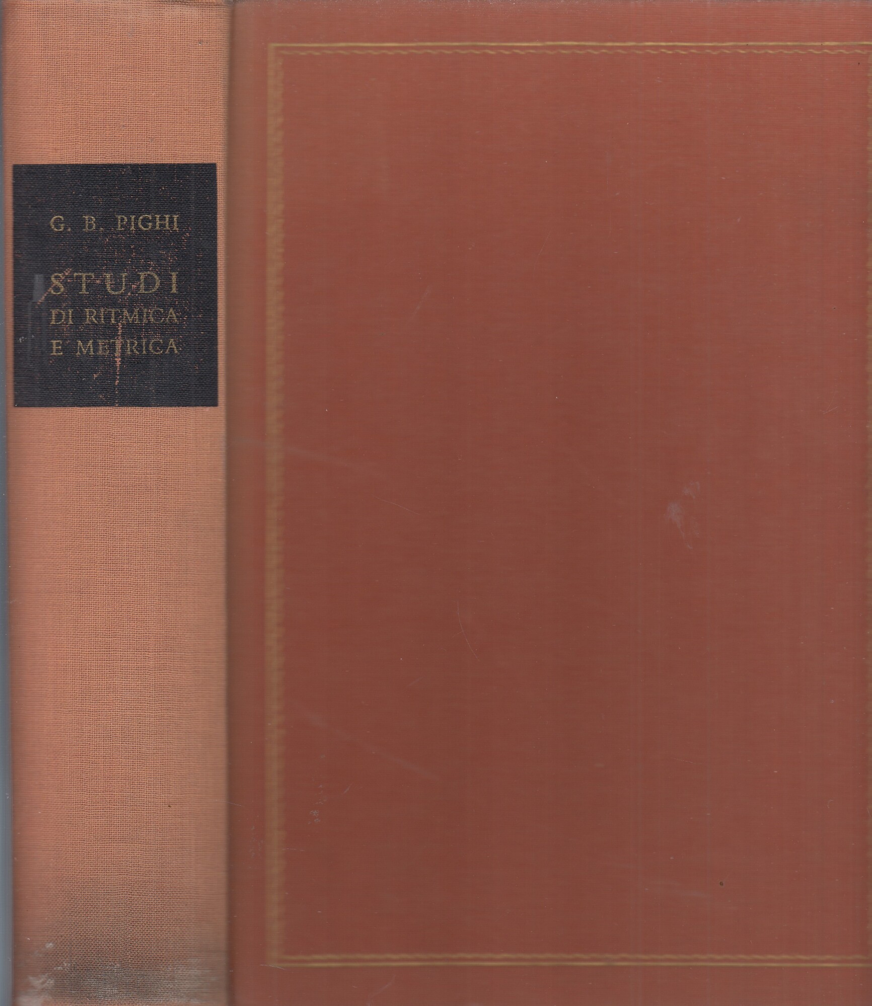 STUDI DI RITMICA E METRICA.