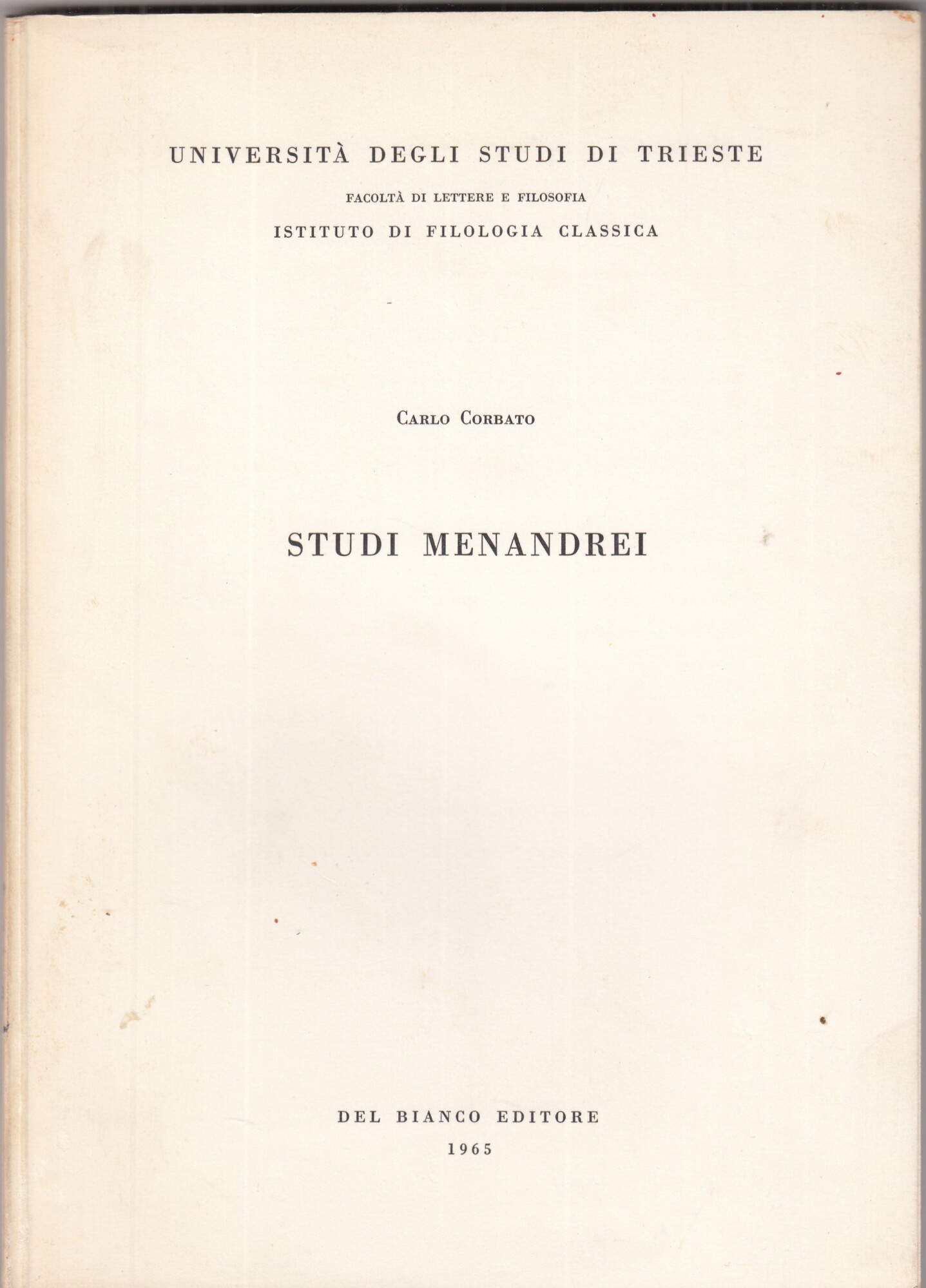 STUDI MENANDREI