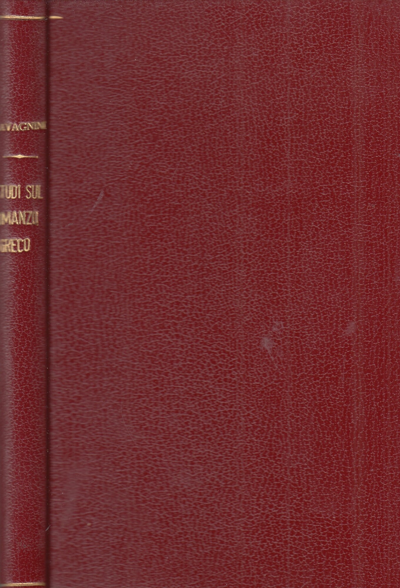 Studi sul romanzo greco