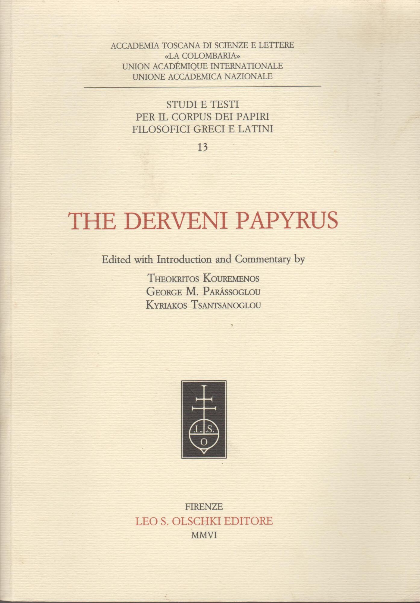 The Derveni Papyrus