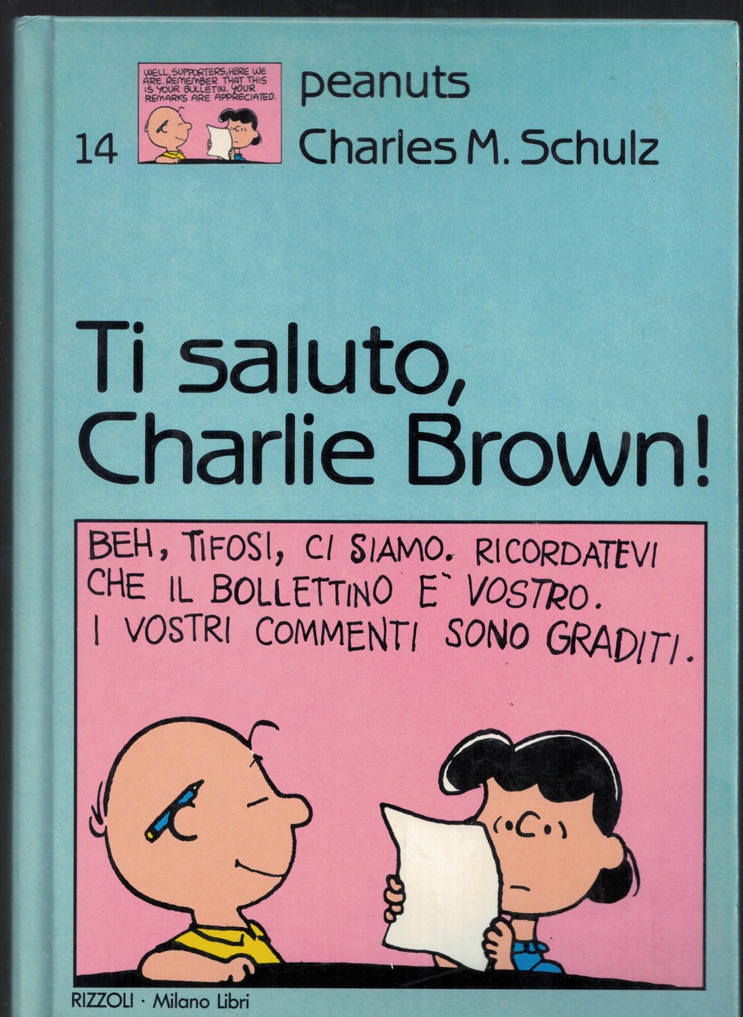 Ti saluto, Charlie Brown!