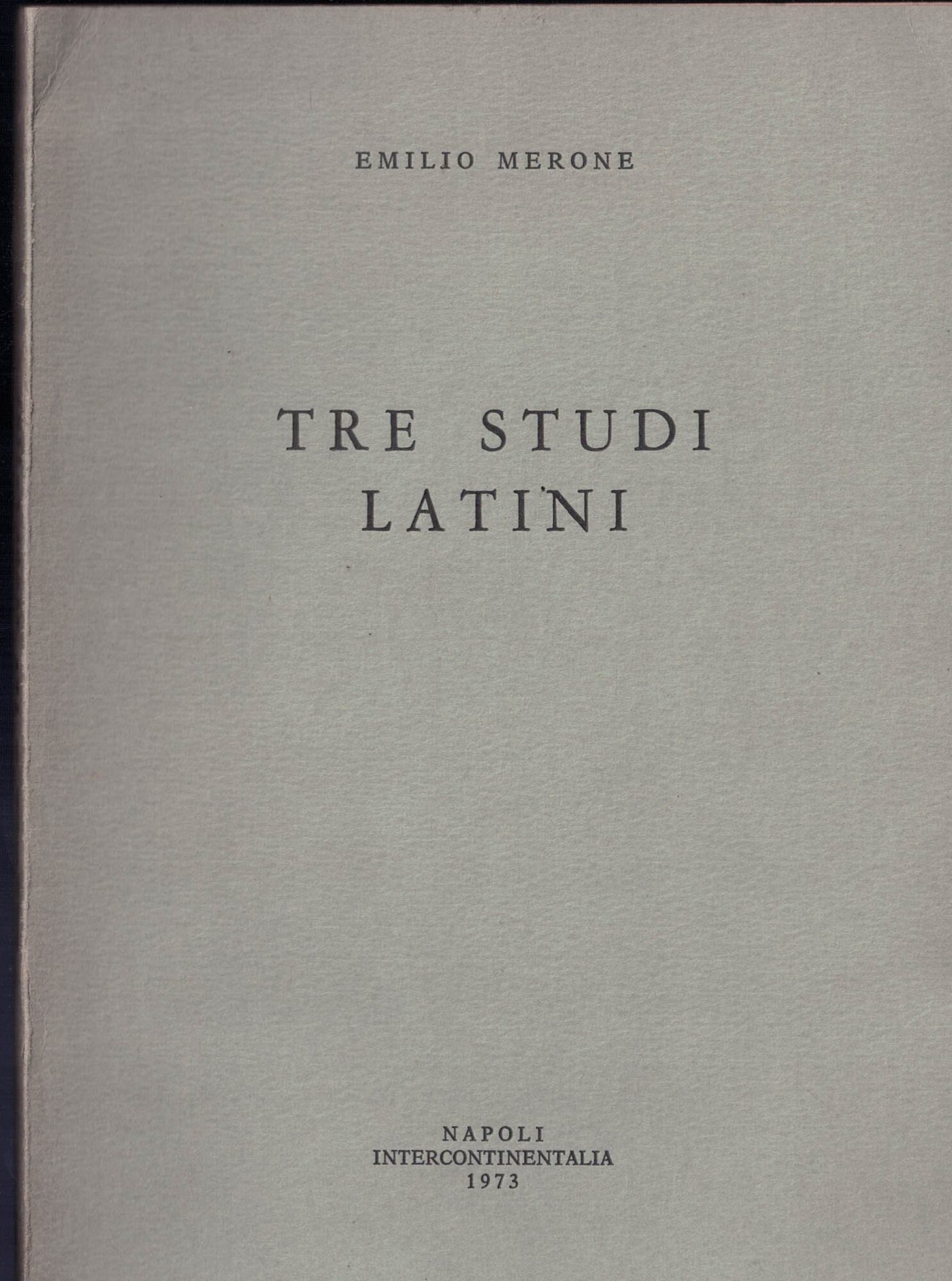 Tre studi latini