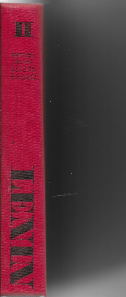 V. LENIN OPERE SCELTE VOLUME 2