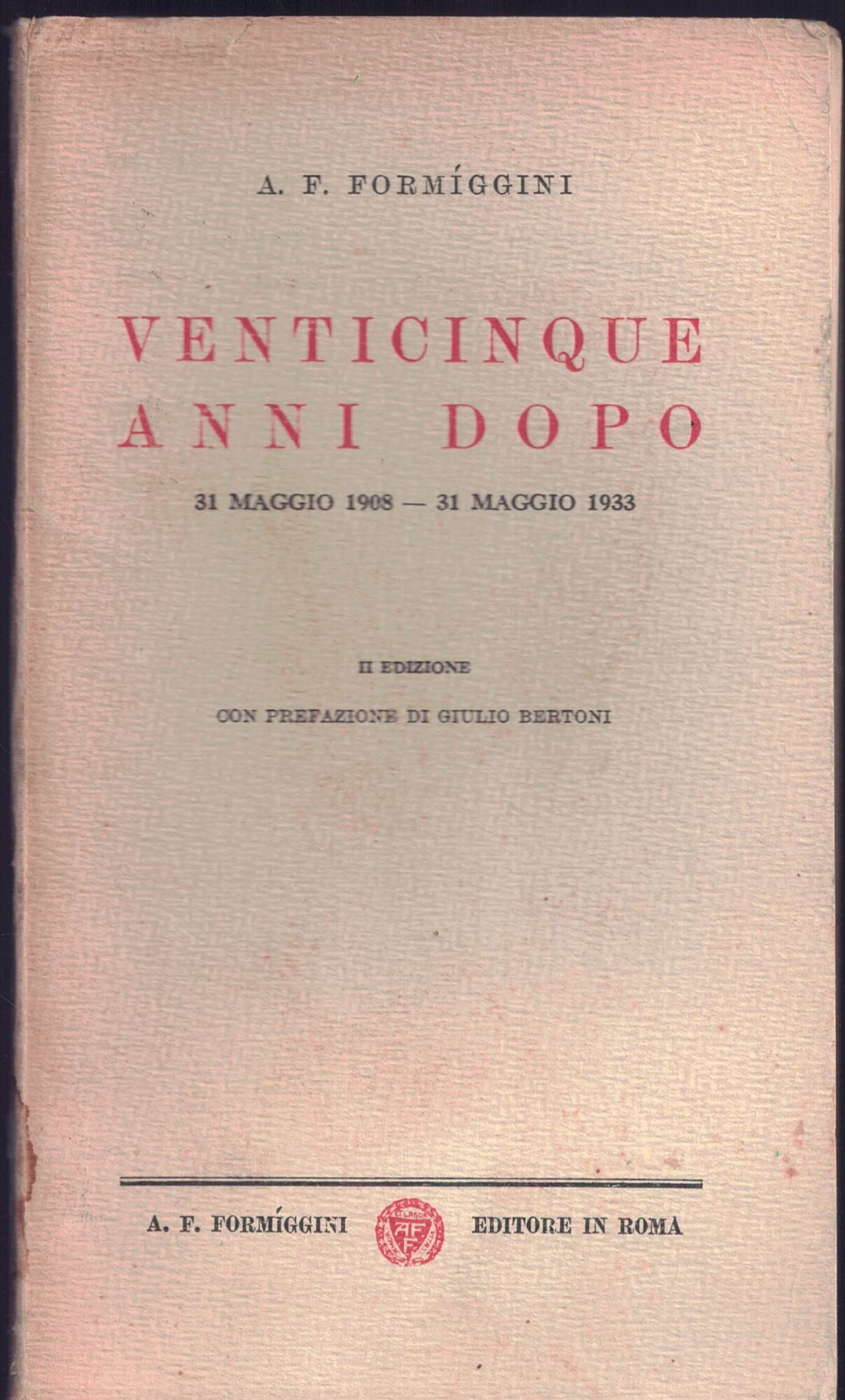 VENTICINQUE ANNI DOPO - II EDIZIONE