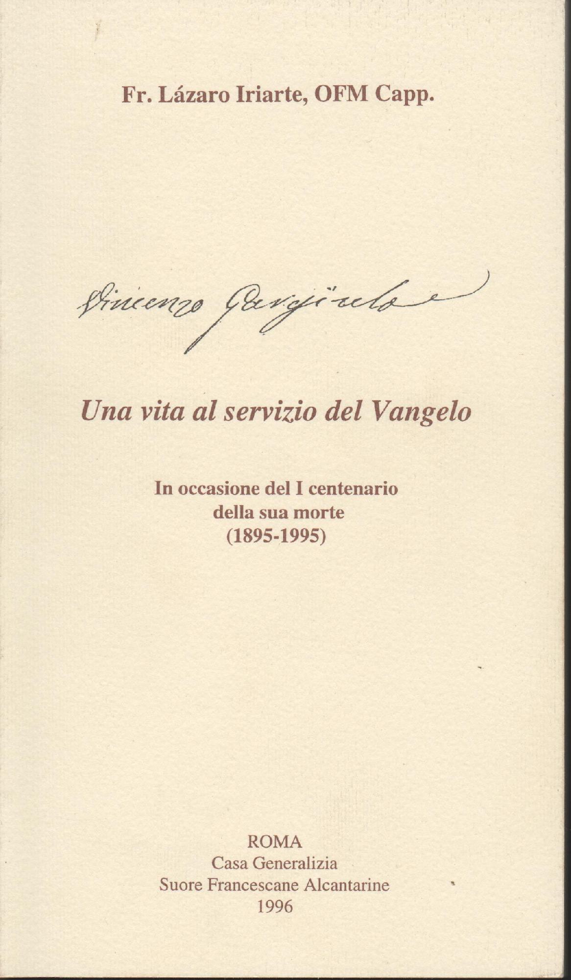 Vincenzo Gargiulo UNA VITA AL SERVIZIO DEL VANGELO