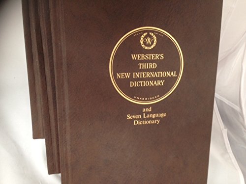 WEBSTER'S THIRD NEW INTERNATIONAL DICTIONARY