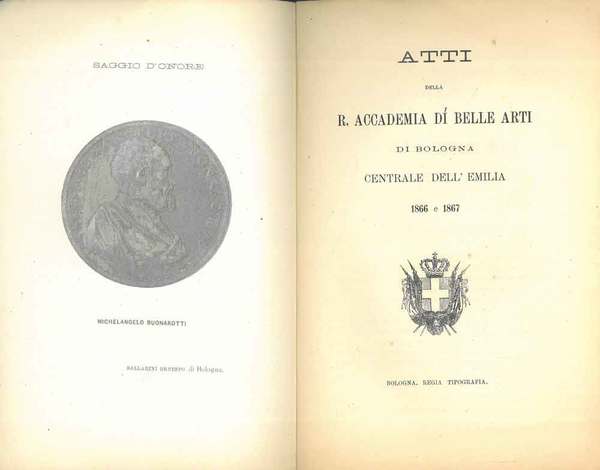 Atti della R. Accademia di Belle arti di Bologna centrale …