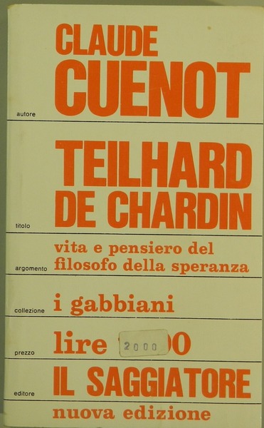 Teilhard de Chardin