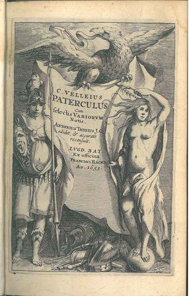 C. Velleius Paterculus cum selectis variorum notis Antonius Thysius j. …