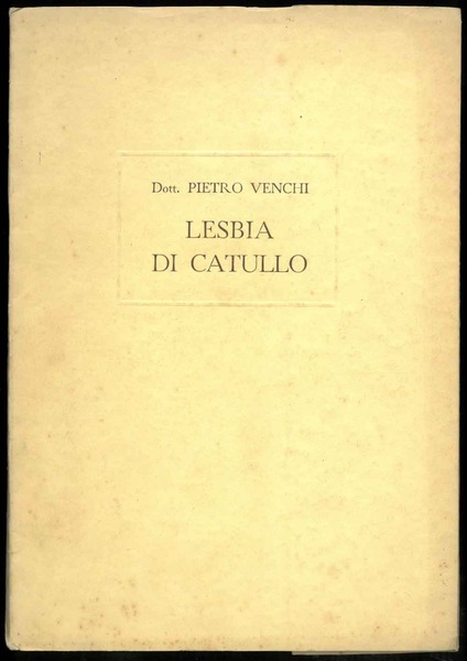 Lesbia di Catullo.