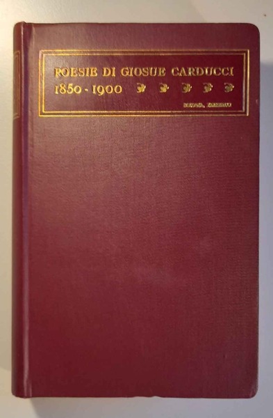 Poesie di Giosue Carducci 1850-1900
