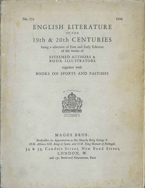 English literature of the 19th & 20th centuries being a …