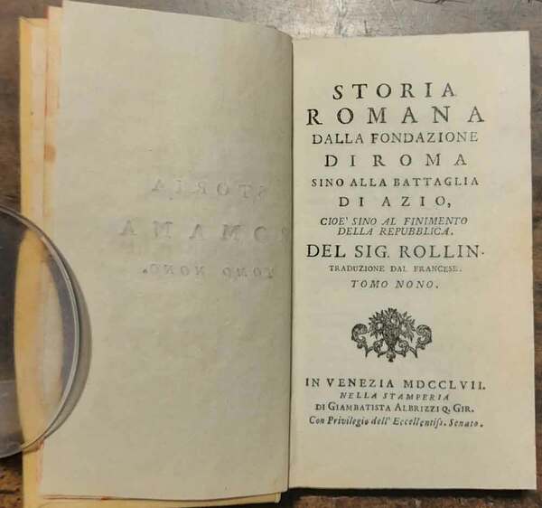 Storia romana dalla fondazione di Roma sino alla battaglia di …