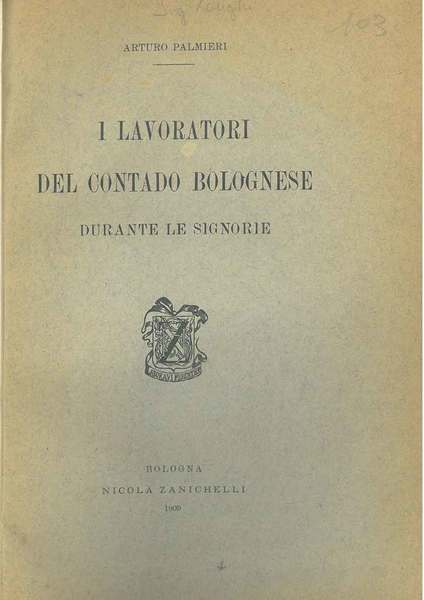 I lavoratori del contado bolognese durante le signorie