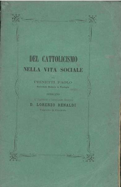 Del cattolicesimo nella vita sociale