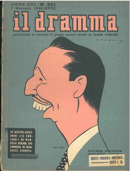 Il dramma: quindicinale di commedie di grande sucesso. 1940, n. …