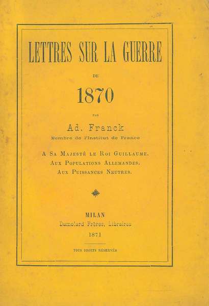 Lettres sur la guerre de 1870