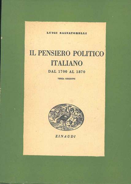 Il pensiero politico italiano dal 1700 al 1870