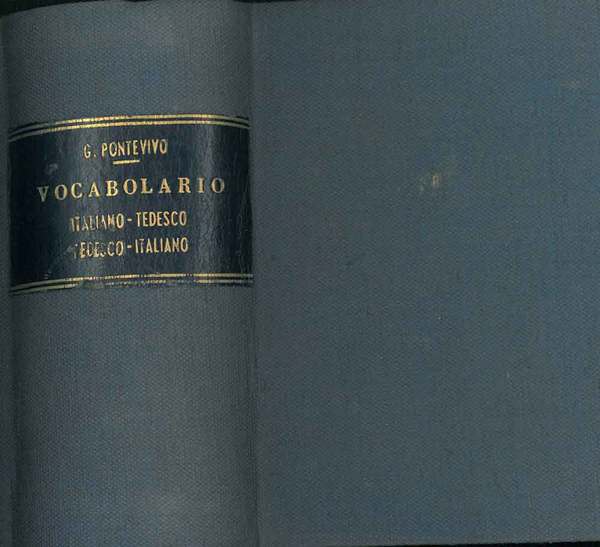 Vocabolario moderno italiano - tedesco, tedesco - italiano con supplemento …