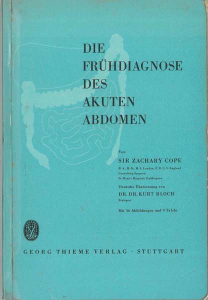 Die Fruhdiagnose des Akuten Abdomen. Mit 36 abbildungen und 9 …